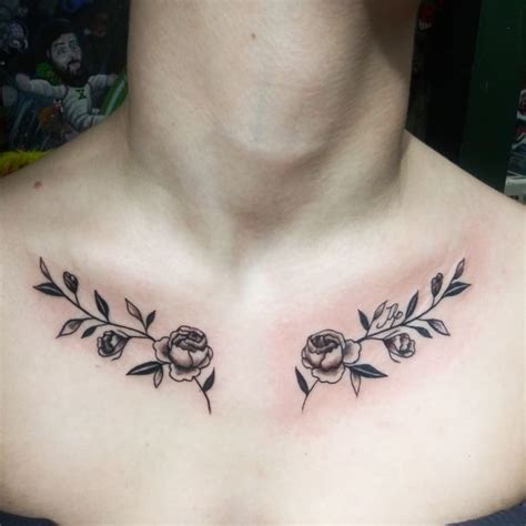 tattoo en la clavicula hombre|20+ Creativos e impactantes tatuajes en la clavícula